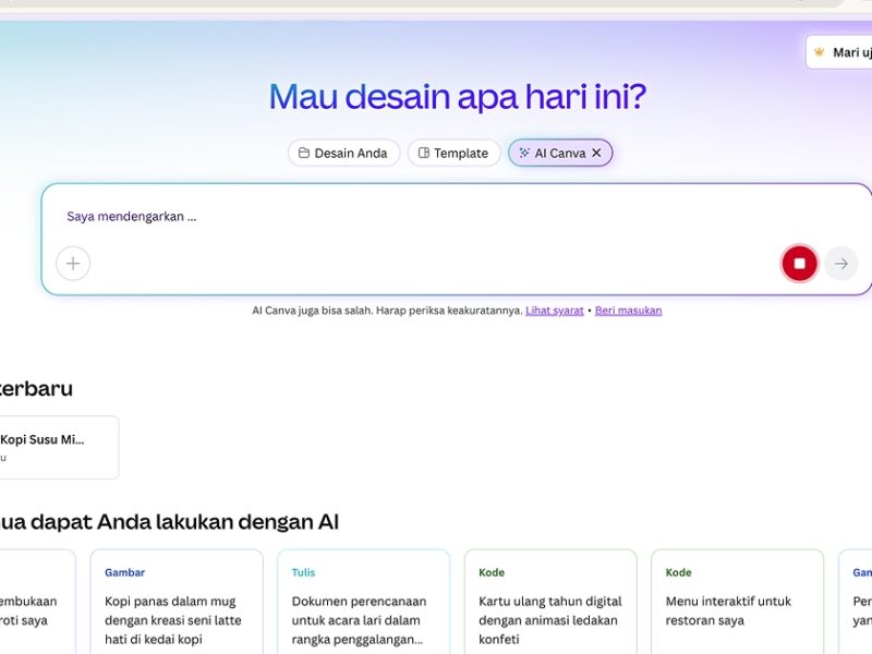 canva ai percapakan