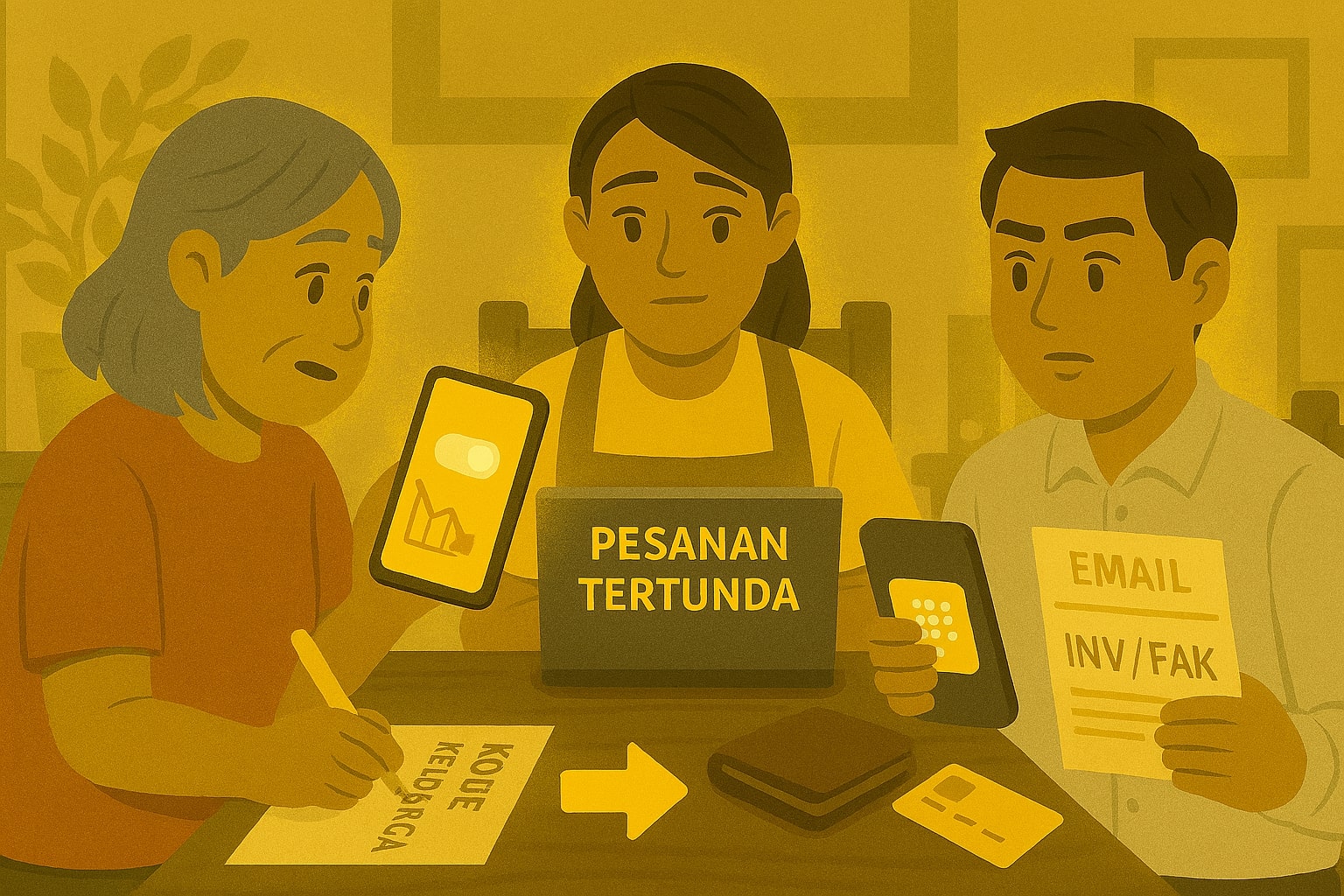 Keluarga menyiapkan “kode keluarga”, mematikan unknown sources, memakai authenticator, memisah dompet