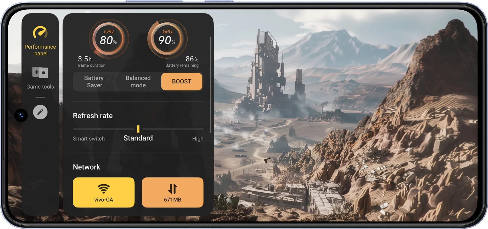 Mode ultra game Vivo V60 Lite 5G